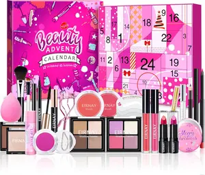 Makeup Advent Calendar 2025, 24 Days Christmas Gift Makeup Sets For Women Teen Girl, 2025 Xmas Countdown Calendar Cosmetics Holiday Surprise Make Up Gift Kits for Women Full Kit