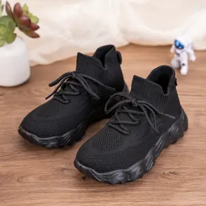 Cloudy Shoes Kids Soft Sole Sneakers for Boys Girls 3-15 Years Old, Breathable Knit Sock Shoes, Lightweight Non-Slip Walking Shoes, Comfortable Casual Toddler/Little Kid/Big Kid Sneakers, Flexible Sole for All-Day Play