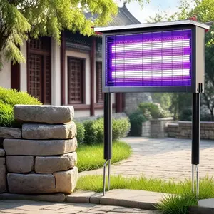 Zero Queen Solar Bug Zapper Outdoor, Upgraded IP67 Waterproof Mosquito Zapper Outdoor Solar Powered Mosquito Killers Electronic Weatherproof