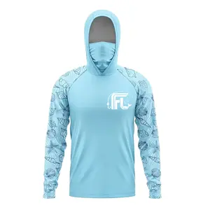 Stay Cool, Stay Protected! Men's Hooded Fishing Shirt—featuring a built-in face mask, UV protection, quick-drying fabric, and breathability. This long-sleeve sun shirt is ideal for fishing, beach outings, hiking, outdoor adventures, and more.