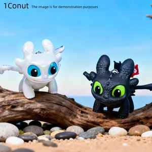 Dragon Trainer Light-Up Toothless Keychain, Cute Plush Toy, Winged Key Ring, Bag Charm, Gift Idea, Adorable Pet Figure, Keychain Kawaii
