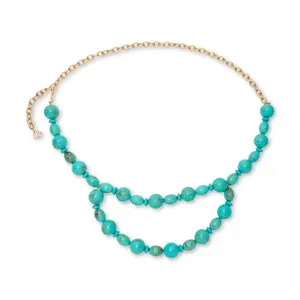 TURQUOISE AVENTURA CHAIN BELT