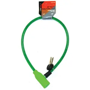 WorldWide Sales Online Heavy Duty 24" Cable Lock with 2 Keys – import_2021_10_29_212114, Locks