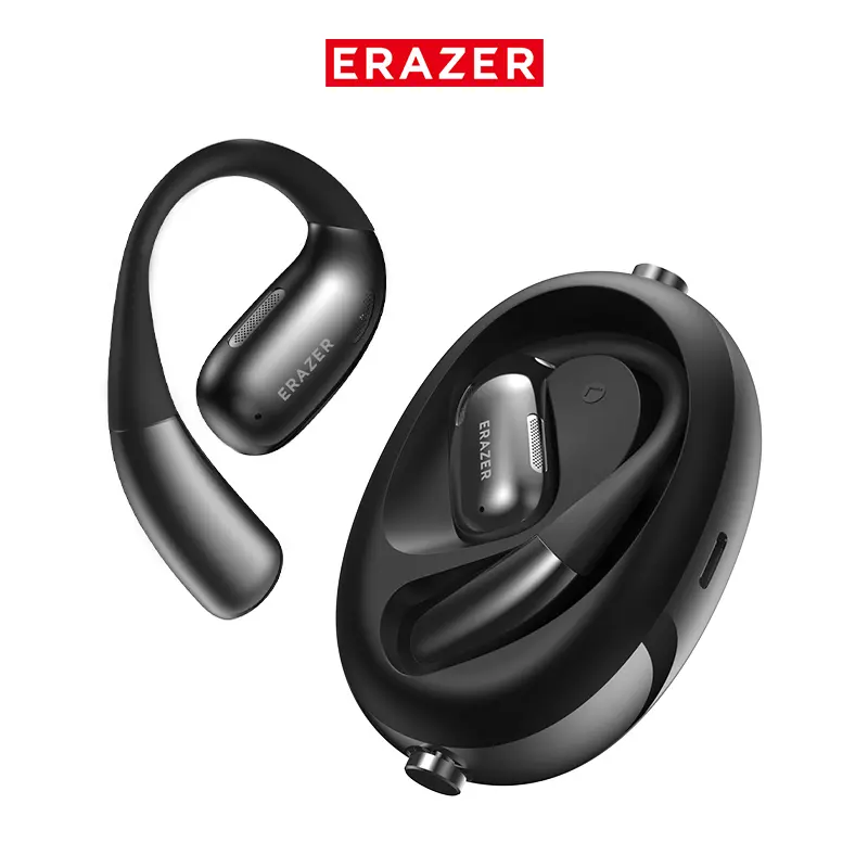 ERAZER XT65Pro High Quality Smart Wireless Headphones, Bluetooth 5.4 Electronic Audio Wearable Hands-Free Headset, 360° Rotation Open Design, HIFI Stereo with Mic