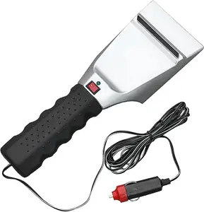 Ice Scrapers for Car Windshield, Ice Scraper Heated, Snow Scraper for Car, 12V Plug into Lighter Electric Heating, Brush Shovel Snow Removal Tools