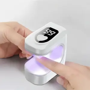Mini nail curing lamp - Quick curing - Portable USB charging nail dryer - Solar ultraviolet light-emitting diode nail dryer - Mini ultraviolet nail art lamp, it can cure in just 10 seconds