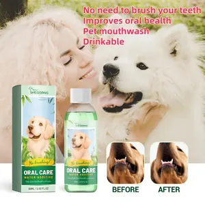 Yegbong Oral Care for Cats and Dogs spray Deep Cleaning Pet Teeth Fresh Breath Treatment for Dog Gingivitis Anti plaque bad breath caused by red gums