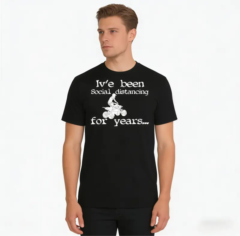 ATV Rider T Shirt Funny Outdoor Graphic Tee Social Humor Shirt Off Road Adventure Tee Good Graphic Tees Casual Streetwear Tee T Shirts For Men Cool Men's Graphic Tees Funny T Shirt ATV Riding Design 90s Graphic Tees Style Trail Rider Gift Idea