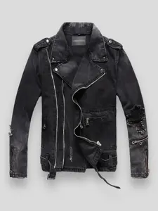 Urbandel Biker Zipper Denim Jackets