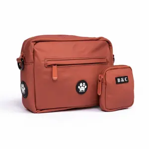 Dog Walking Bag - Russet