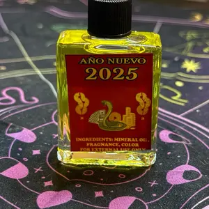 Año Nuevo 2025 Combo with Feromonas Limpia lo malo Atrae Amor Dinero y Abundancia Mineral Oil Fragrance Color