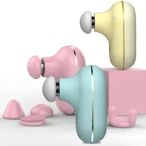 Mini Portable Massage Gun – Deep Tissue Percussion Massager for Home, Office & Travel Silicone Daily Lightweight Therapy Comfort Pink