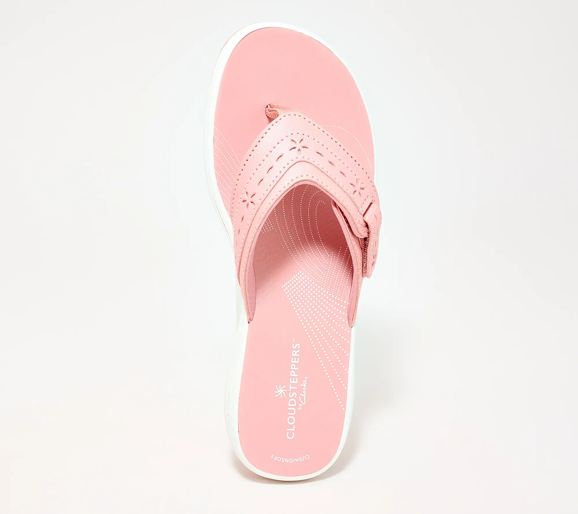 Clarks Cloudsteppers Adjustable Thong Sandals -Breeze Mist