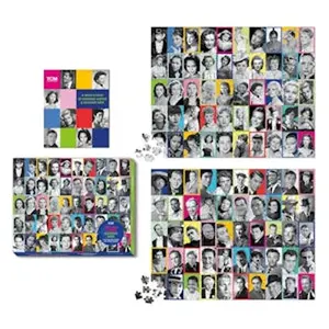 Turner Classic Movies: Leading Ladies/Leading Men 2-in-1 Doubled-Sided 500-Piece Puzzle