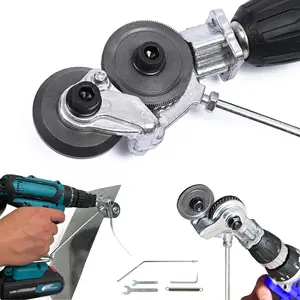 2026 Electric Drill Shears Attachment Cutter Nibbler Cordless Metal Cutter Tool for Copper Iron Steel Aluminum Hardware Heavy Duty Precision Cutting