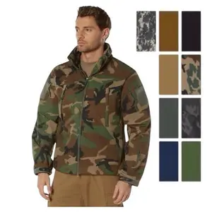 Rothco Special Ops Camo Soft Shell Jacket - Men's Long Sleeve Utility Tops, Polyester Fabric, Pockets, Camouflage Casual Coat, Sizes Up To 8XL, Fleece-Lined Outdoor Outerwear