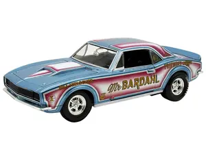 1967 Chevrolet Camaro "Mr. Bardahl Drag Car" Blue Metallic with Red and White Graphics 1/18 Diecast Model Car by ACME