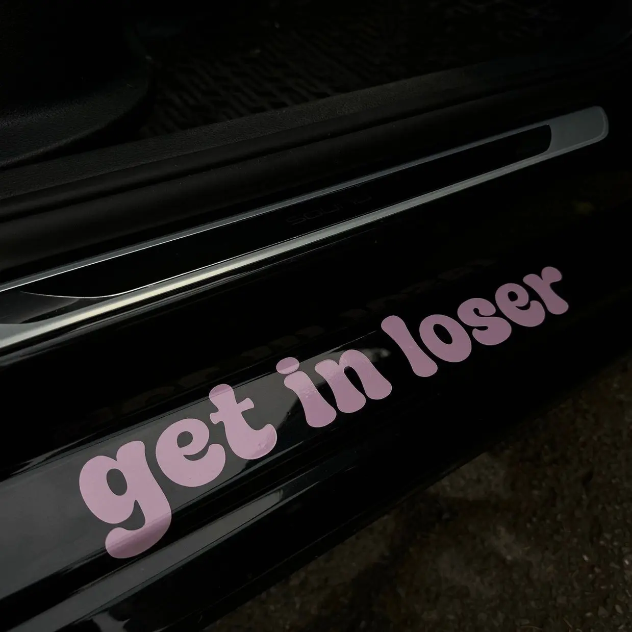 Get In Loser Decal / Bumper Sticker, Funny Sticker, Cute Decal Car, Trending Sticker F