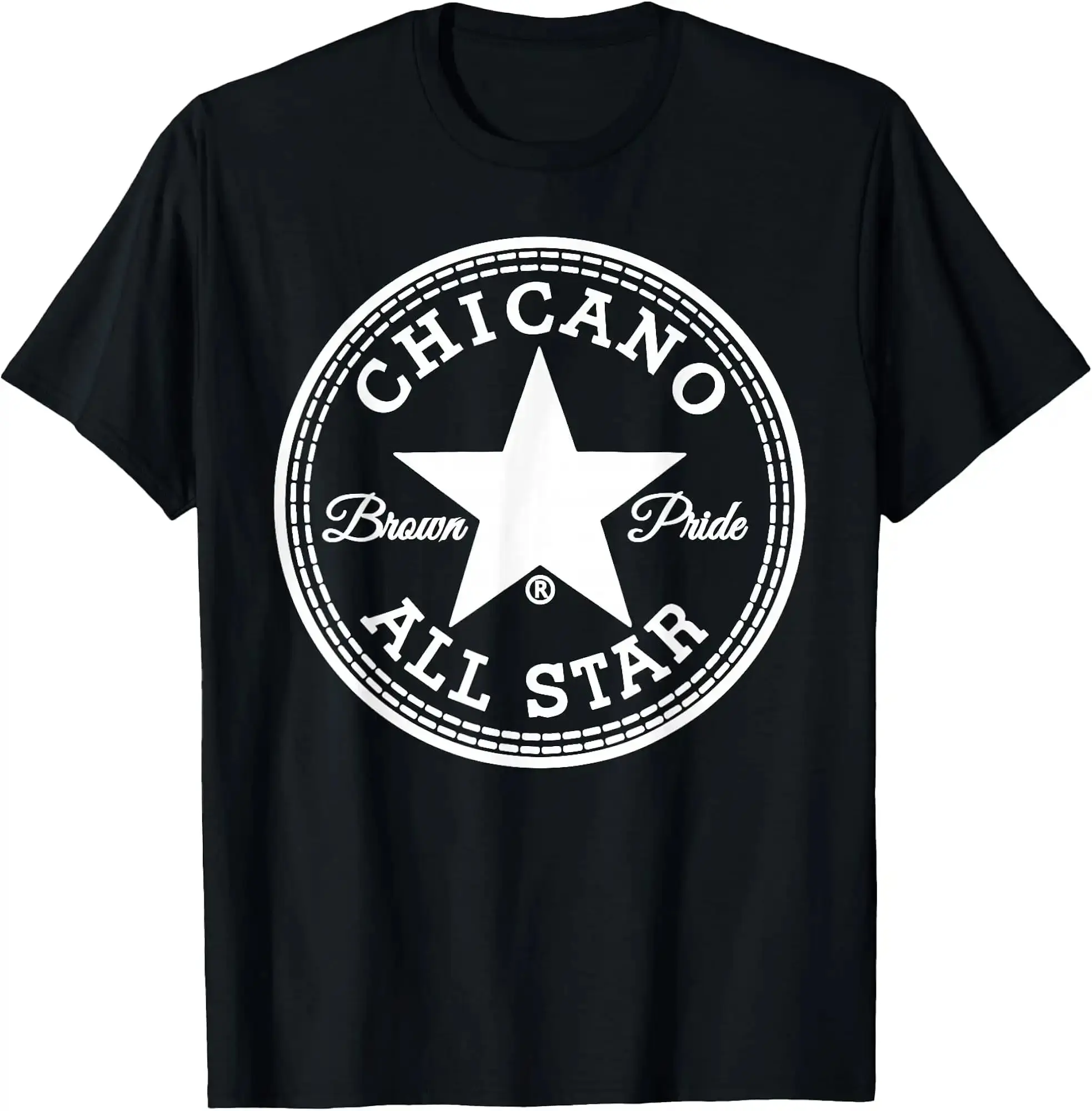 Chicano Brown, Chicano Clothing, Mexican Clothes, Chicano Style Art Graphic T-Shirt for Men & Women, Gangster Clothes Lowrider Art, Cholo Outfit MXC005