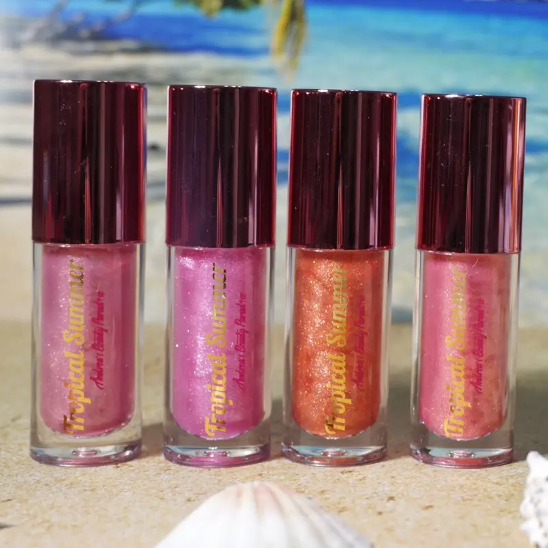 Tropical Summer Lipgloss- moisturizing and glitter effect