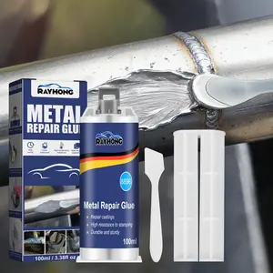 Metal Casting Glue 100ml High Temperature Resistant Welding Adhesive For Metal Castings Sand Holes Air Holes Cracks Strong Repair Glue