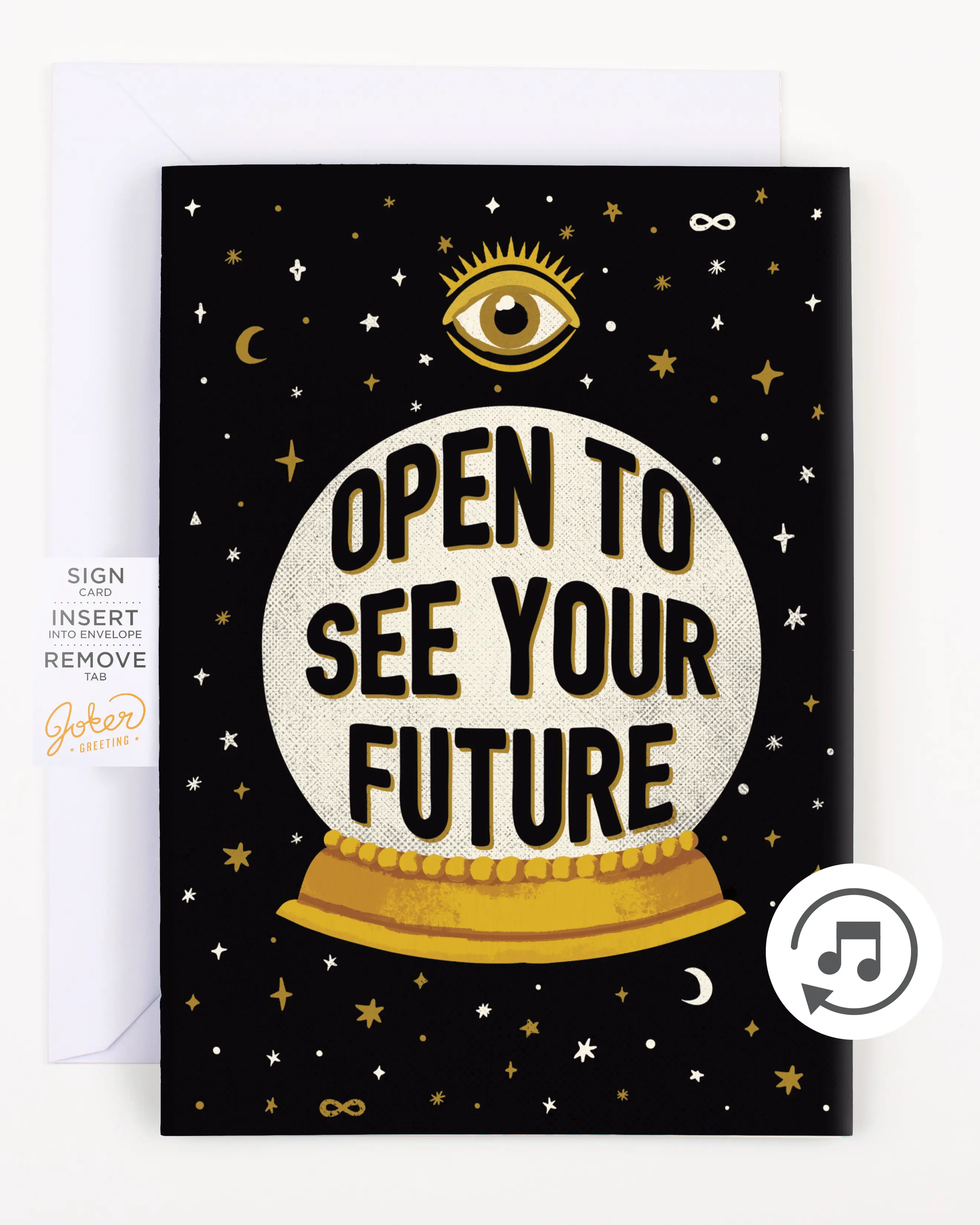 Endless All Occasion Fortune Greeting  Card with Glitter
