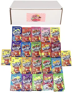 Kool-Aid Drink Mix Packets Variety Pack of 22 Flavors (2 of each flavor, Total of 44)