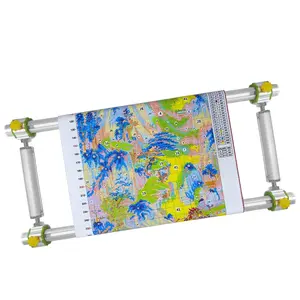 Couple Embroidery Art 23.62in (60CM) 4-Slot Cross Bar 15CM Adjustable Side Bars Sliding Cross Stitch Frame -  2.8CM Diameter Aluminum Alloy 4-Slot Extra Thick Scroll with Adjustable Width and Length for Cross Stitch Needlepoint Quilting Universal