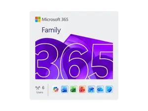 Microsoft 365 Family | 12-Month Subscription, Up to 6 People | Word, Excel, PowerPoint | 1TB OneDrive Cloud Storage | PC/MAC Instant Download