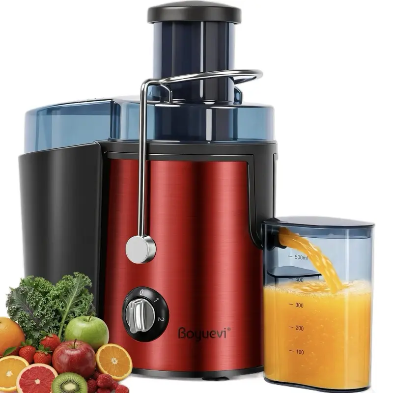 Centrifugal Juicer, Kitchen Appliances, Plastic Juice Dispenser with Compact & Lightweight Design for Household Use