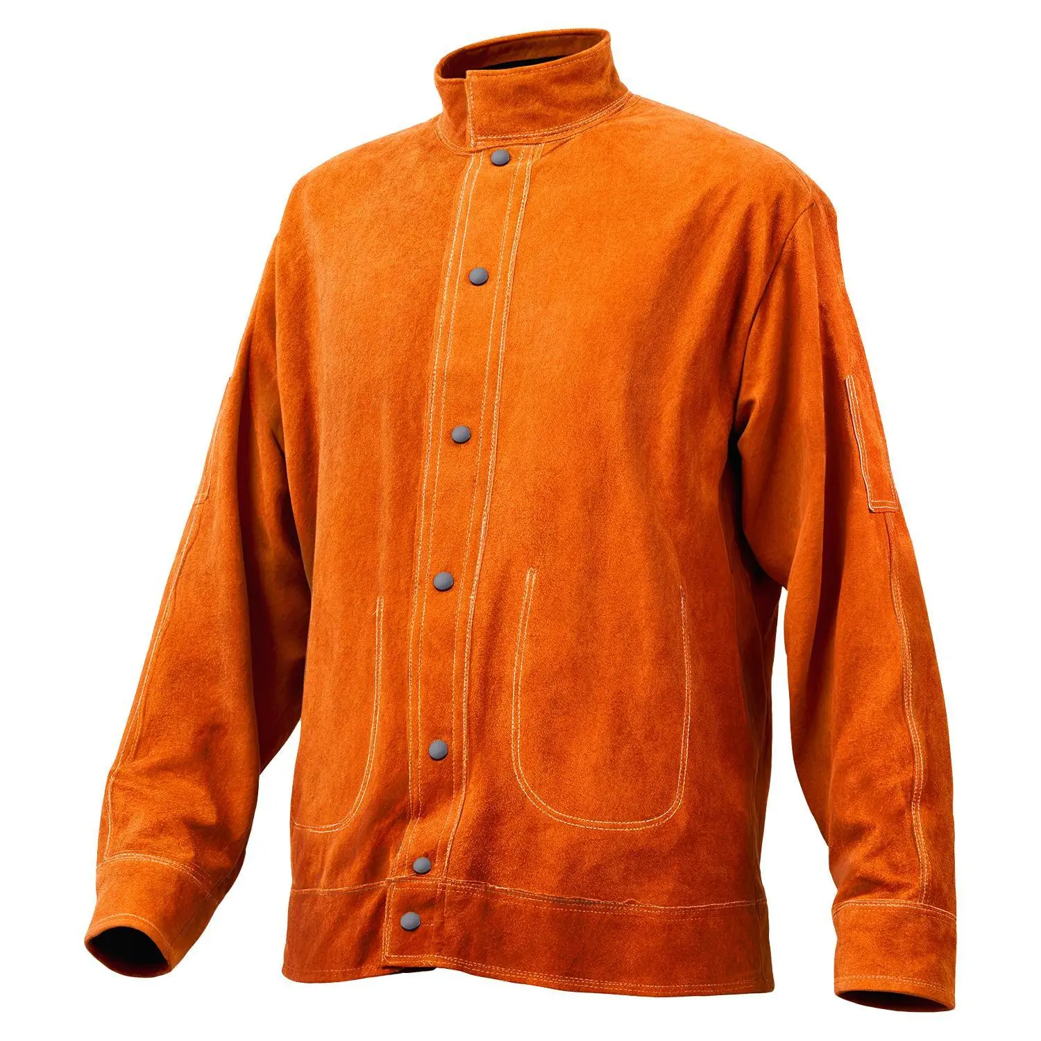 VEVOR Full Cowhide Leather Welding Jacket, XXL Size, ATPV 9.2 cal/cm² Arc Rating, Flame-Resistant Heavy-Duty, Water-Resistant & Durable, Adjustable Cuffs, Sparks & Flames Protection, Thoughtful Designs, Versatile Use, Welding Accessory, Father's Day Gift,