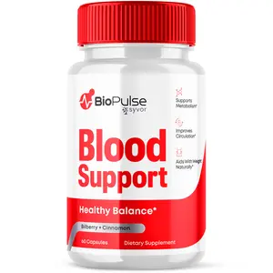 Biopulse Blood Support Advanced Formula Health & Wellness Supplement 60 Capsules
