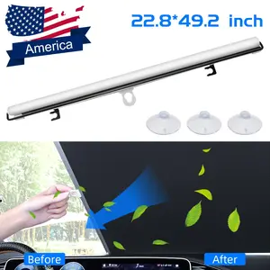 Universal Retractable Car Front Windshield Sun Shade, Foldable Window Visor Cover with UV Protection & Heat Blocking, Ideal for SUV, Sedan & Most Vehicles