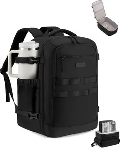 LOVEVOOK 40L&50L Travel Backpack for Women & Men, TSA Approved Carry On Backpack with 3 Packing Cubes, Waterproof Personal Item Bag Fits 17" Laptop, Weekender Essentials Overnight Backpack for Trip