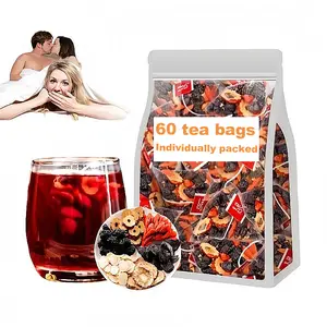 Kidney Tea Formula Ginseng Five Treasures Tea, Organic Kidney Cleanse Detox Tea, Natural Chinese Herbal Health Kidney Tea for Men & Women - Beverage