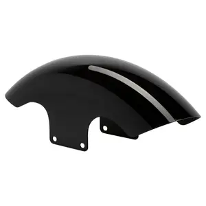 Vivid Black 21" Chopped Front Fender for Harley® Touring '96-'25