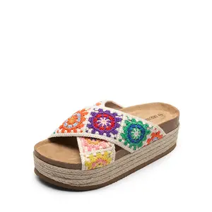 Dream Pairs Raffia Flatform Flat Sandals comfy  sandals, Shoe, Footwear