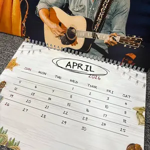 R. Green 2026 and  2027 Wall Calendar, Country Music Merch  Calendar, Gift For Fans, Fan Gift, Home Decor Inspired by Southern Singer