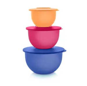 Tupperware Impressions Classic Bowl Set 5½-cup,  10-cup,  18-cup