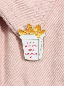 Cute French Fries Design Brooch,  Enamel Pin Suitable for Backpacks, Jeans, Scarves, Hats Decoration, Trendy All-match & Exquisite Brooch for Birthday Gift