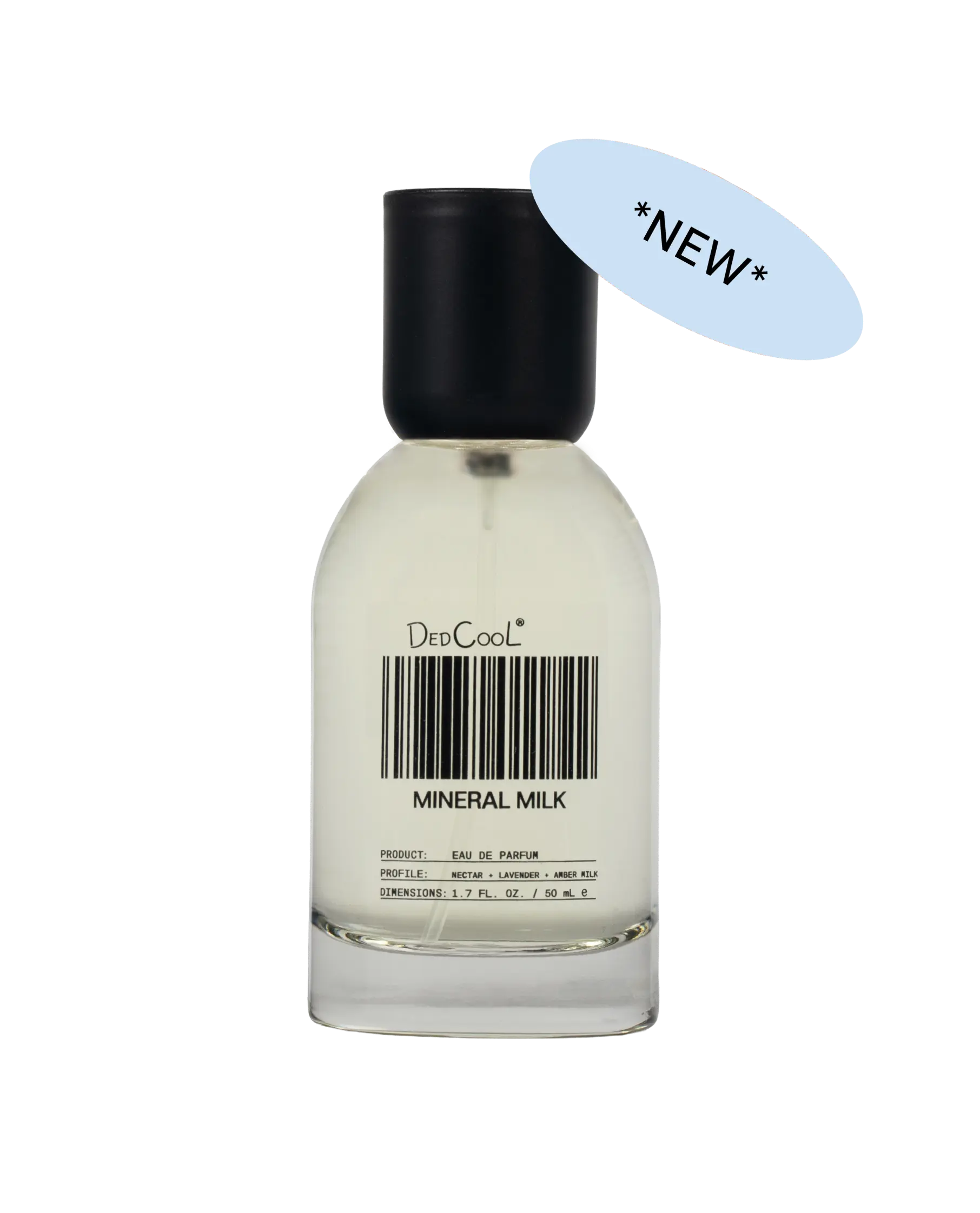 Mineral Milk Fragrance - Nectar, Lavender & Amber Milk Eau de Parfum 1.7fl oz Vegan & Genderless Perfume