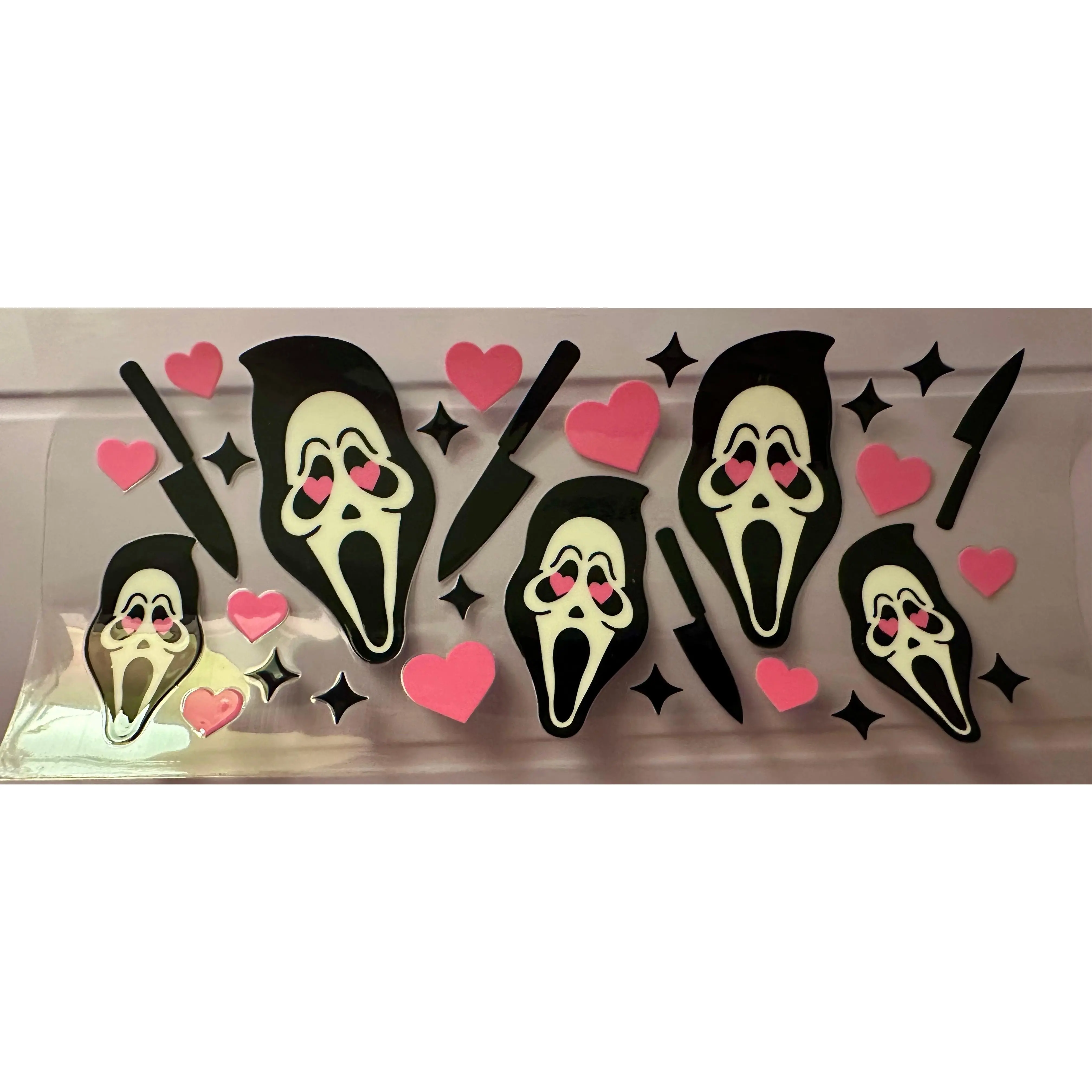 Ghost face uv dtf