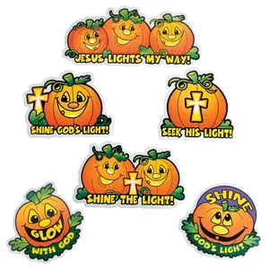 Christian Pumpkin Cutouts - 6 Pc.