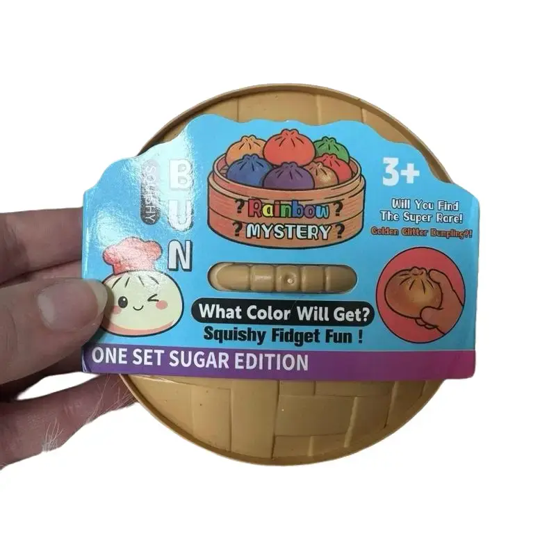 Mystery Squashy Dumpling Toy - Assorted Colors clicker