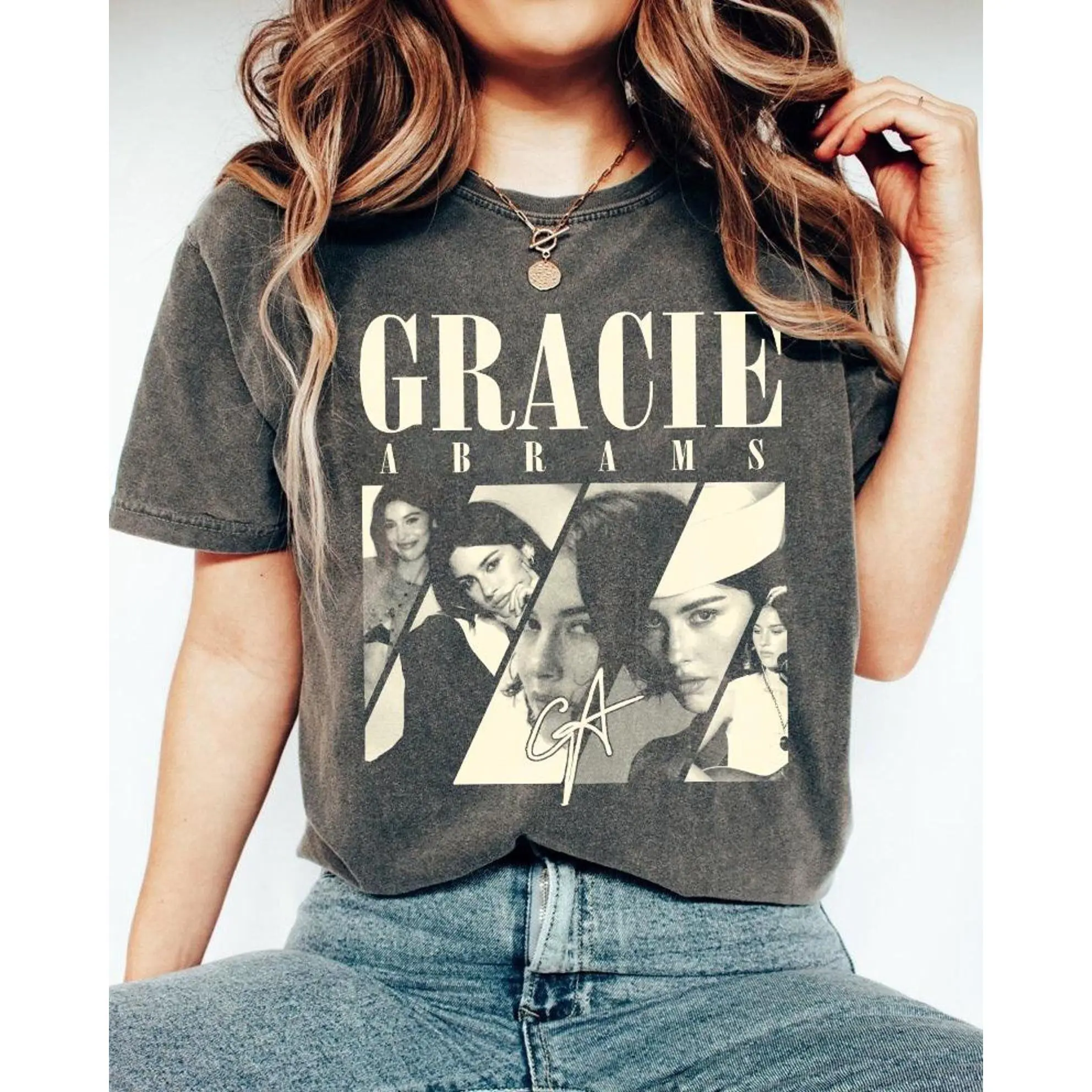 Gracie Abrams Vintage T-Shirt, Gracie Abrams Unisex Cotton Shirt, The Secret Of Us Tour 2024 Shirt, Gracie Abrams Gift Fan Shirt