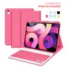 STWMOOCE Cute Magnetic Wireless Tablet Keyboard Case with Auto Wake/Close, Batteries-Included Protective Accessory for 10.2/10.9/11-inch iPad Models (7/8/9th, 10th, Air4/5th, Air(M2/M3), Pro2/3/4th Gen), Pink Cover