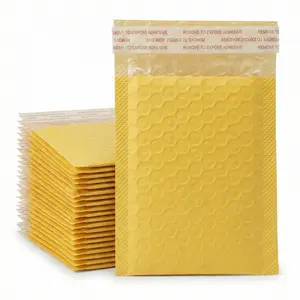 Yellow Poly Mailers 5.5x4.3 20 Pack, Heavy Duty Shipping Bags, Postal Bags for Small Business, Self Sealing Waterproof Mailing Envelopes for Clothing, Packaging, Tear Proof Opaque Plastic Shipping Envelopes