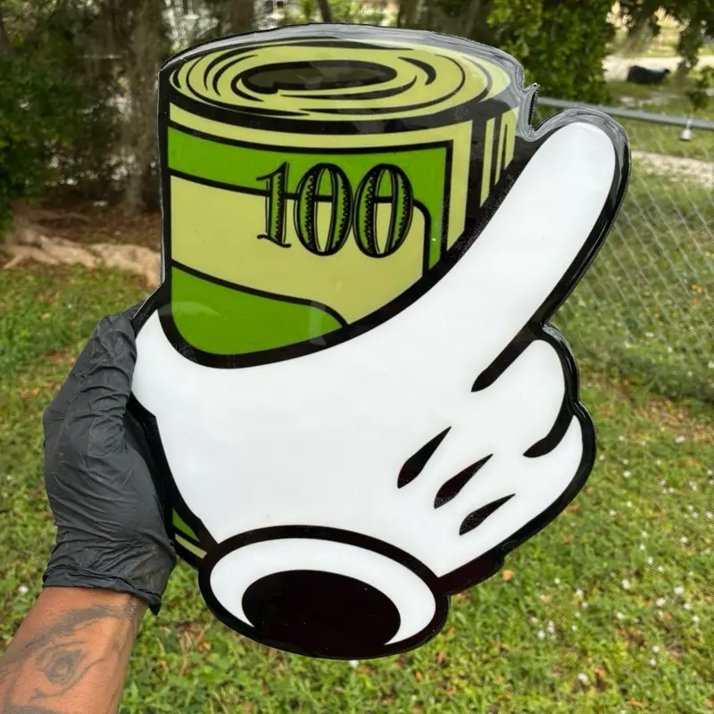 Bankroll Money Epoxy Resin Hypebeast Wall Art Poster