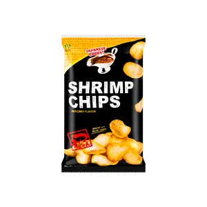 KIN Mild Japanese Curry Flavor Shrimp Chips 2oz Snack Crispy Savory Crunchy