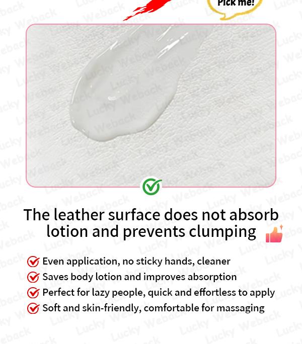 Weback Jumbo Body Puff – Super Soft, Quick Application, Saves Lotion & Oil, Easy to Clean for Body Lotion, Sunscreen